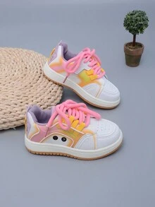 Fashionable & Versatile Casual Flat Shoes - Pink - View 1