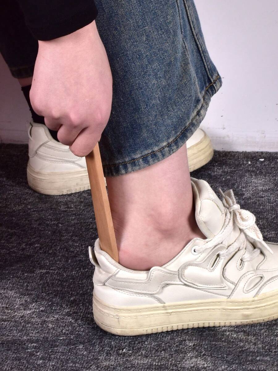 1入木製鞋撐,鞋子助手,男女鞋撐