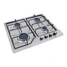 Parrilla de Gas Empotrable de 4 Quemadores - Plateado - Ver 5