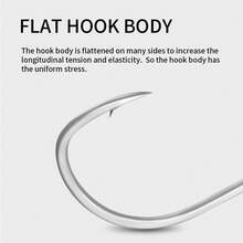 LETOYO 單個硬餌鉤,配有大眼和管子,米諾鉛筆改良版抗卡底部,釣魚誘餌鉤 - 黑色 - 查看 5