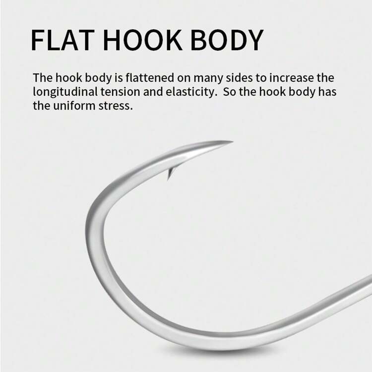 LETOYO 單個硬餌鉤,配有大眼和管子,米諾鉛筆改良版抗卡底部,釣魚誘餌鉤 - 黑色 - 查看 5