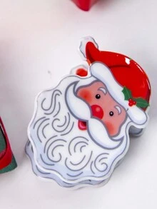 1 件裝女式可愛聖誕老人帽子髮夾適合節日派對