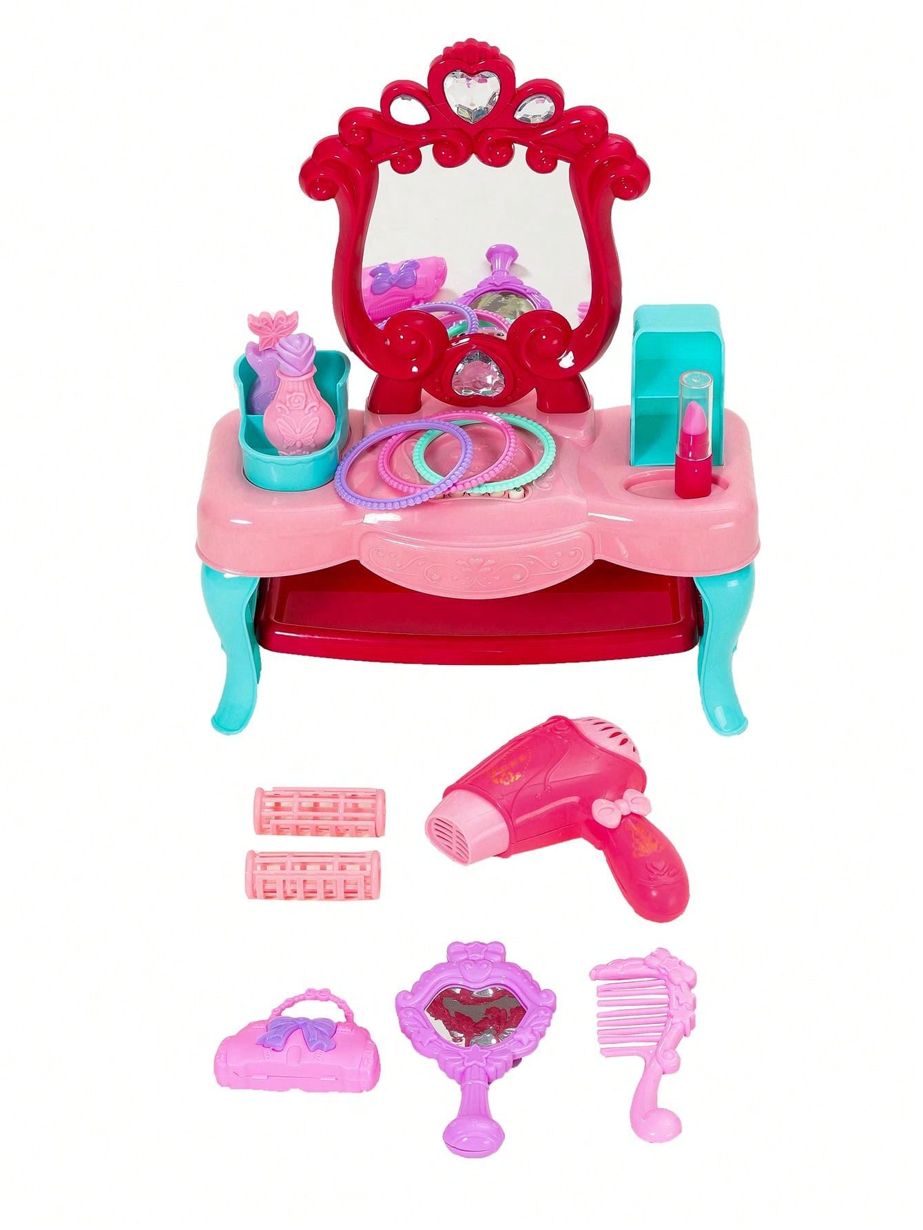 Beauty Dressing Table Children's Play House Toy Table Girl Light Music