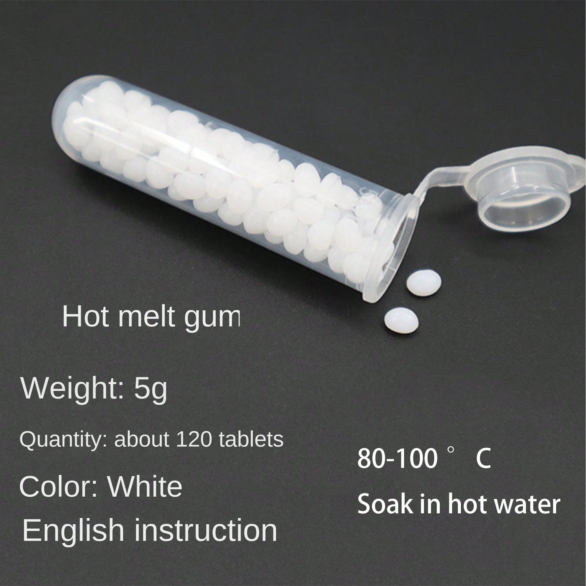 1pc Canine Teeth/ Dental Adhesive And English Instruction, False Teeth