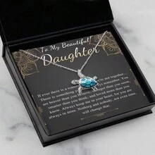 1pc Ins Style Simple Turtle Pendant Necklace For Women, Ideal Gift For Girlfriend & Best Friend - Royal Blue - View 2