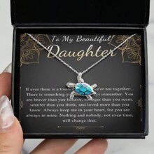 1pc Ins Style Simple Turtle Pendant Necklace For Women, Ideal Gift For Girlfriend & Best Friend - Royal Blue - View 1