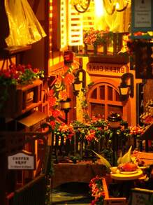1入組diy 3d裝飾,創意赛博朋克風格手工拼裝模型 - 彩色 - 查看 9