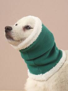 1 Pieza Cubierta Elástica Para La Cabeza De Mascota De Poliéster - Verde - Ver 1