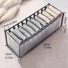 1 hộp đựng đồ lót và tất lưới 11 chiếc, túi đựng đồ trong suốt có thể gấp lại được, phòng ngủ, hộp đựng đồ, hộp đựng đồ, đồ lưu trữ tại nhà, áo phông trắng nữ, quần đen nữ, quần áo mùa đông cho nữ, váy, quần áo mùa đông cho nữ, váy cho phụ nữ thanh lịch, áo sơ mi trắng cho nữ, tay dài, bộ đồ liền quần màu trắng cho nữ, váy mùa xuân cho nữ, trang phục mùa xuân cho nữ, mùa xuân, quần áo mùa xuân, tối giản, áo mùa hè - Xám - Xem 2