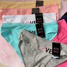 Calzones para Mujer de estilo bikini, 3 piezas con frese LOVE. - Multicolor - Ver 4