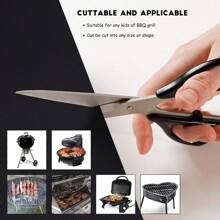 2入組黑色烤箱墊,燒烤墊,高溫耐用爐灶墊,適用於日常烤制、烘烤、燒烤 - 黑色 - 查看 2