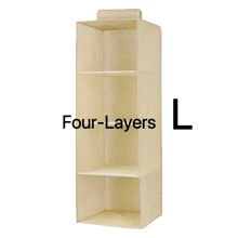 1 pieza Bolsa colgante de tela no tejida de múltiples capas para ropa, cocina, organizador multifuncional, decoración de festival, decoración de habitación, decoración del hogar, decoración del dormitorio, vestido, pantalones, zapatos, vaqueros, botas