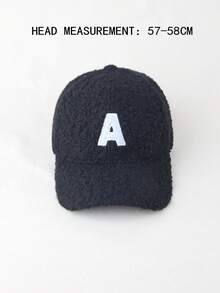 1頂女性時尚字母a棒球帽,可調節的戶外休閒運動帽