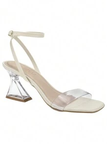 LAZZLU SHOES Women Heeled Sandals - Màu be - Xem 3