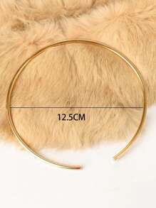 Minimalist Cuff Choker - Yellow Gold - View 7