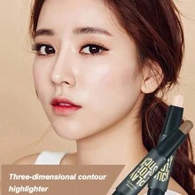 雙頭高光和陰影修容遮瑕筆,適用於鼻子和臉部 - 自然色咖#01 - 查看 5