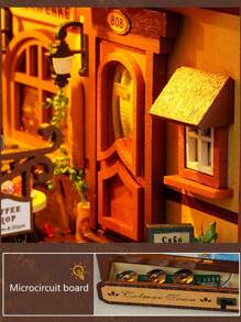 1入組diy 3d裝飾,創意赛博朋克風格手工拼裝模型 - 彩色 - 查看 5