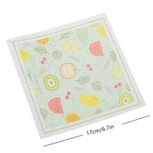 5pcs Kitchen Dishwashing Cloths Set - Reusable Cleaning Cloth, Quick Drying Decorative Tea Towel, Cartoon Style Dish Towel, Antibacterial Cleaning Brush, Compressed Sponge Magic Cleaning Cloth For Dishes, Pots, Pans And All The Cooking Wares - Multicolor - View 4