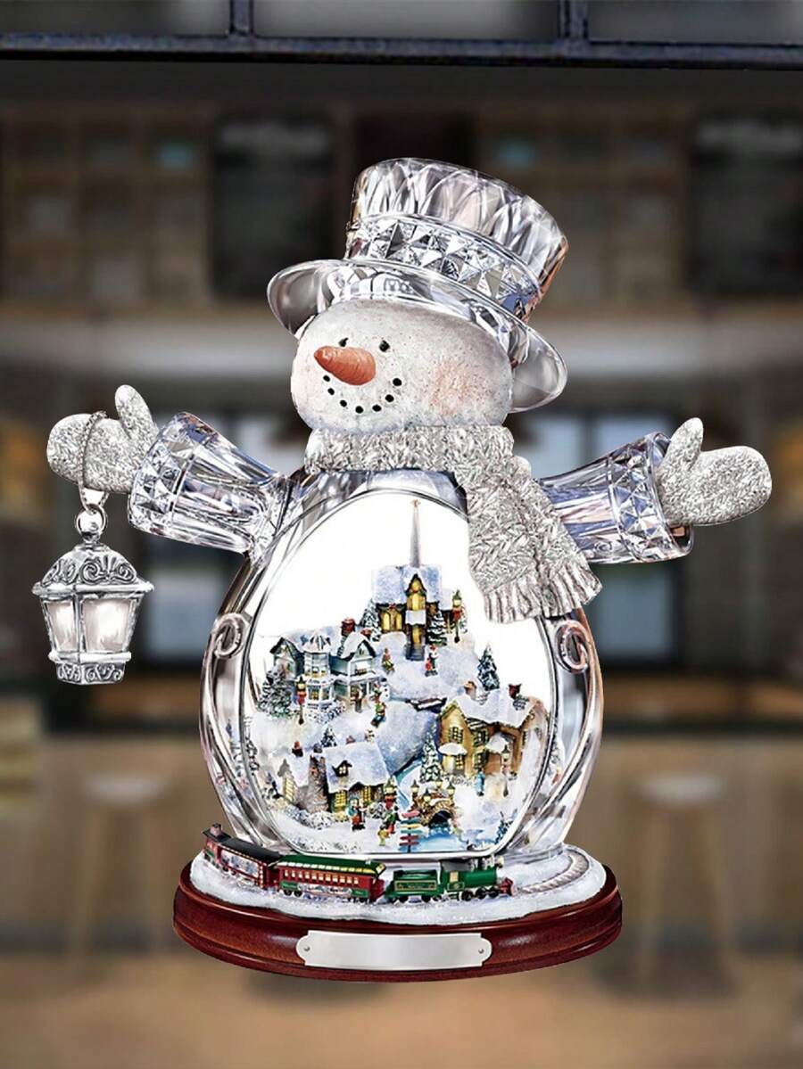 4入組聖誕樹和水晶貼紙裝飾,pvc牆壁和窗戶貼紙,7.87x11.81英寸/聖誕裝飾 - 彩色 - 查看 1