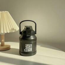 Termo Portátil Acero Inoxidable Doble Capacidad, 1000ml/1 Litro con popote y agarradera - Multicolor - Ver 4