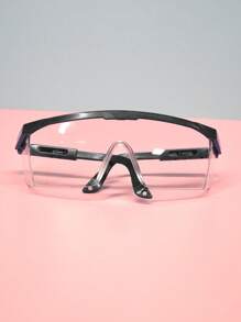 1入工業安全防護眼鏡,防塵、防震,適用於工廠和防風沙戶外運動護目鏡 - 黑色 - 查看 1