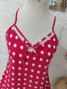 Women Tank Tops & Camis - 玫紅色 - 查看 2