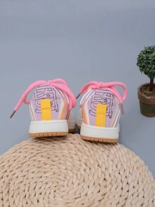 Fashionable & Versatile Casual Flat Shoes - Pink - View 5