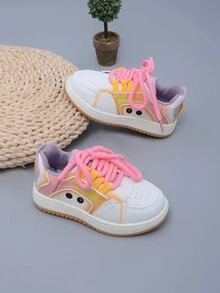 Fashionable & Versatile Casual Flat Shoes - Pink - View 3