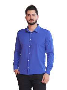 Men Shirts - Xanh đậm - Xem 1