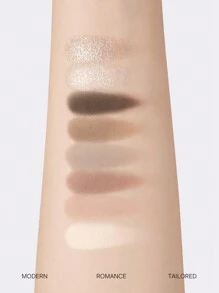 JOOCYEE 多色眼影盤 17 Pink Dune 8 色煙燻眼霧面閃光高色素柔和光滑眼影 - 17粉沙丘 - 查看 4