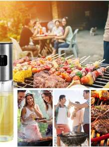 FANOVA Olive Oil Spray Bottle 100ML - Silver - View 4