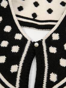 Women's Winter Neck Warmer Scarf, Knit Soft Wrap Shawl - Multicolor - View 4