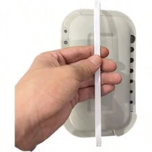 3合1多功能筆筒,內含水容器和調色板,適用於水彩、壓克力繪畫,灰色,筆桿顏色隨機 - 白色 - 查看 4