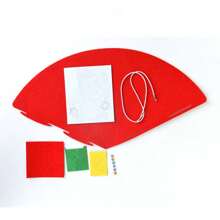 Kit De Material Para Hacer Sombreros Decorativos Navideños Creativos Diy, Colgante De Sombrero De Navidad Hecho En Casa, Conjunto De Material De Sombrero Hecho A Mano De Navidad - Verde - Ver 3