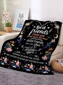 1件女性毯子,最好的朋友禮物 - 最好的朋友,好朋友禮物,友情禮物毯子 - 彩色 - 查看 2