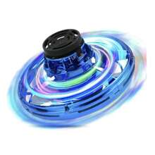 1 Pieza Juguete Volador De Suspensión De Inducción Ufo - Negro - Ver 1