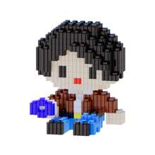 3D Puzzle Blocks Figure /Set 7 TinyTAN Mini Figure Bangtan Boy Groups Room Decoration - Red and White - View 1