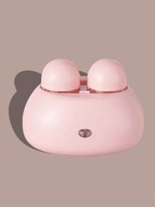 1pc Cute Macaron Colored Frog Shaped Contact Lens Case - Pink - View 1