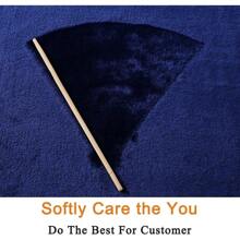 羊毛毯 超柔软法兰绒毯 轻质毛绒毯 适用于沙发或床 四季羊毛毯 适用于沙发或床 尺寸，柔软毛绒，奢华法兰绒膝毯，超舒适 - 寶藍色 - 查看 9