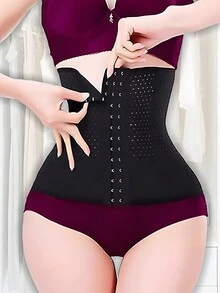 Corset Moldeadora De Cintura. Faja Para Mujer Cinturilla Reductora De Grasa. - Negro - Ver 5