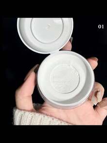 Polvo Matificador Absorbente De Aceite Anti Brillo Polvo Suelto Traslúcido De Maquillaje Efecto Mate 1pza - Rosa - Ver 5