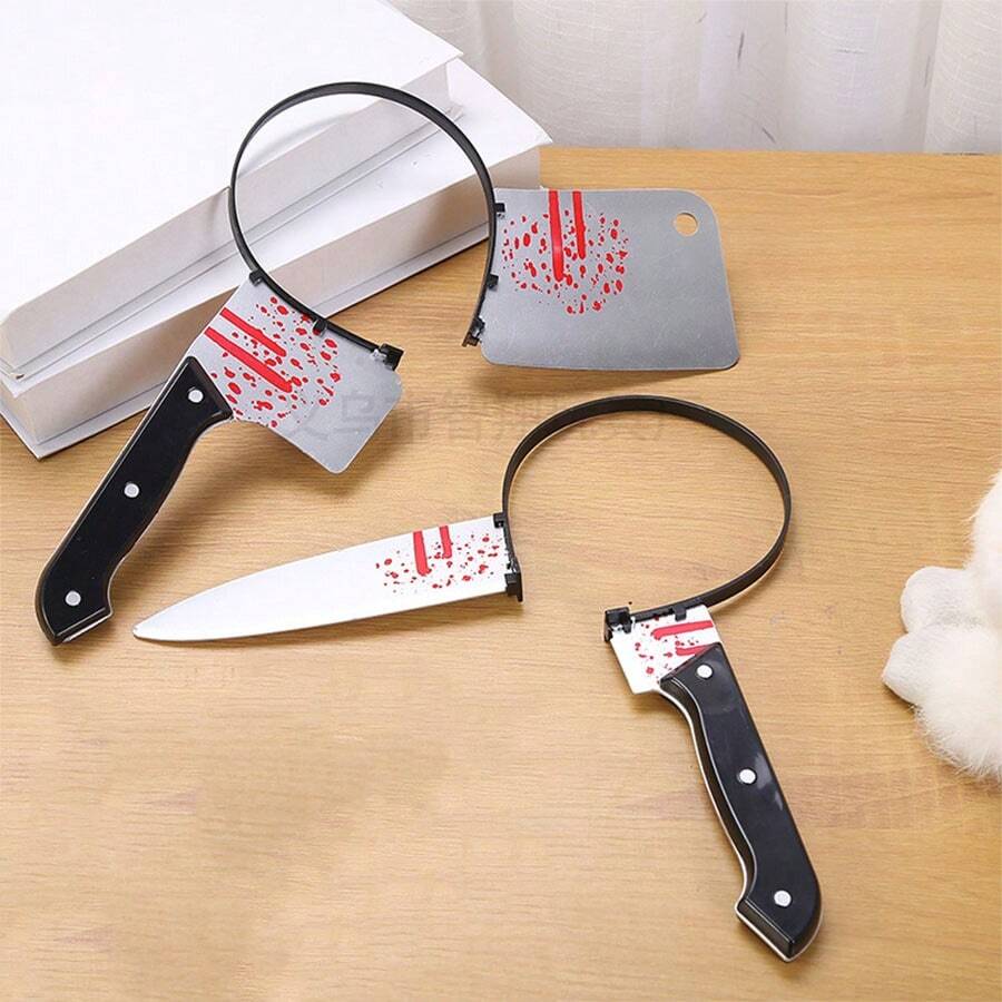 1入塑料萬聖節髮箍,萬聖節服裝的配飾