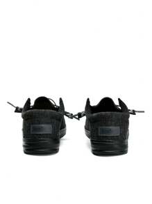 Nam Đen Giải trí Giày đế bệt - màu đen - Xem 6