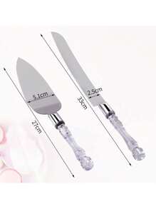 Pala y cuchillo para cortar panqueques y tartas, oferta del - Albaricoque - Ver 2