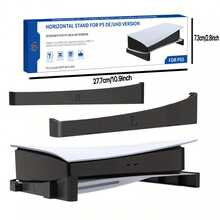 Soporte Horizontal De Accesorios Para Ps5, Diseño Minimalista, Soporte De Base Ps5 - Negro - Ver 3