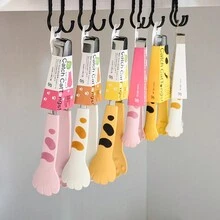 1pc Creative Cute High Temperature Resistant Cat Claw Clip, Pink - Pink - View 9