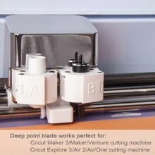 1 Stück Explore Deep Cut Blade, Kompatibel Mit Explore 3/air 2/air/one/maker 3/maker/venture, Tiefpunkt Klinge Und Gehäuse Für Das Schneiden Dicker Materialien-handwerksschaum/chipboard/leder/magnetisch/pergamentpapier Usw.