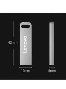 Lenovo 64GB USB Flash Drives 16GB 32GB Metal Real Capacity Memory Stick High Speed Flash Memory Black U Disk For PC