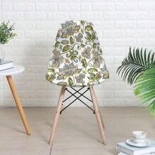 1 Miếng Đàn hồi Có thể tháo rời Có thể giặt được lột vỏ Bao ghế , Đàn hồi In Cái ghế Người bảo vệ Đối với Phòng bếp , Văn phòng - màu xanh lá - Xem 3