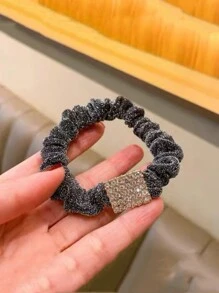 4入組鑲有鑽石裝飾的髮圈，派對必備 - 彩色 - 查看 4